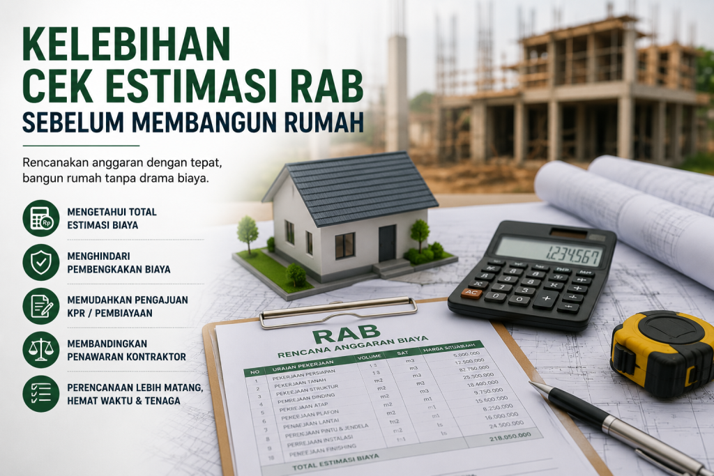 Cek Estimasi RAB Sebelum Bangun Rumah